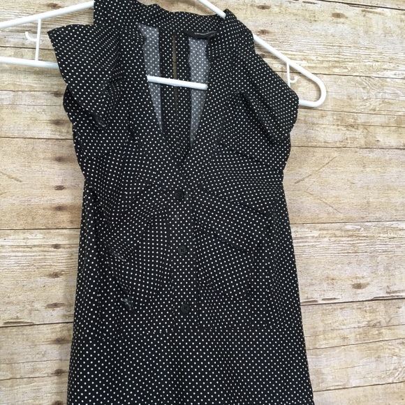 Express Dresses & Skirts - Express Polka Dot Button Up Dress